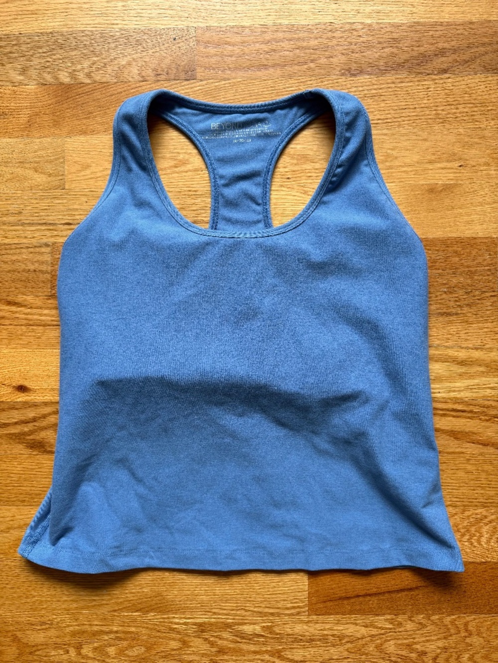 Beyond Yoga | Women's Plus Size Spacedye Step Up Racerback Tank Size 1X Blue